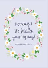 Hooray! It's Finally Your Big Day Wedding Card created by Kimberley Rose Studio