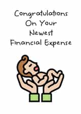 Congratulations on your new baby/financial expense created by Vivid Variations