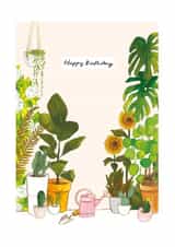 Gardening birthday card created by Katie Moody