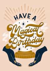 Crystal Ball Birthday Card created by Jessica Molina