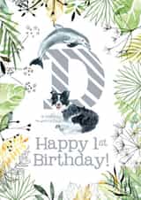 Animal Themed Happy 1st Birthday created by Kate Moby