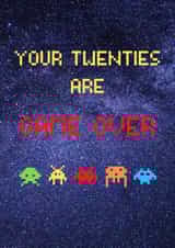 30th Birthday Video Game Card created by Betty & Nell