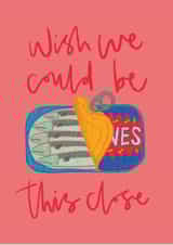 Sardines Can, Missing You Card created by @LauraMcleishLettering