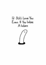 Worm Love Anniversary Card created by Millie Hawkes