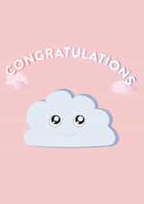Congratulations Cloud Card created by The R Creation