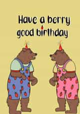 Berry Bear Birthday Party created by Francesca Labon