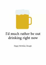 Beer Birthday Wish created by MI Cards