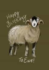 Happy Birthday to Ewe! created by Lovegreen Art