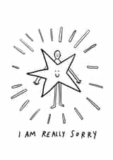 I am really sorry, doodle card created by it's bad art