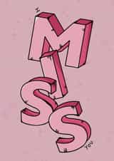 I Miss You created by Jamie Lindsay