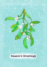 Christmas Wishes for Lots of Snowy Mistletoe Kisses! created by Nina Modray
