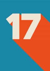 Bright and Bold 17th Birthday Card 1000 created by Amy Munro