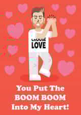 You Put The Boom Boom Into My Heart - Valentines Day Card created by Studio Boketto