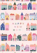 Pretty New Home Card - Houses - Happy New Home created by Kate Fox