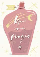 Beautiful Heartfelt Card - Potion bottle - You are magic created by Yan Yu Lee