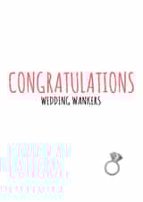 Congratulations wedding wankers created by Banter King