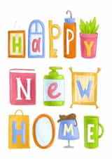 Cute Homely New Home Card - Happy New Home created by Daria Radzhabova
