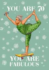 70th Skater and Yogi Woman created by Albina Uvarova