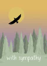 With Sympathy Bird and Sunset Card created by Maddy Bennett