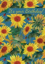 Pretty Sunflowers Birthday card created by Kamilya Panina