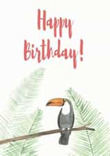 Toucan Birthday Card created by Annie Moon 
