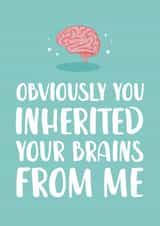 Inherited Brains, Congratulations Card created by The Cake Thief
