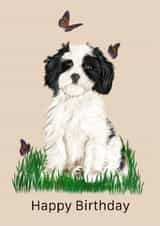 Puppy Birthday Card created by Fat Nancy Cards