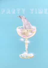 Party time polar bear celebration cocktail created by Lynsey Ravetta