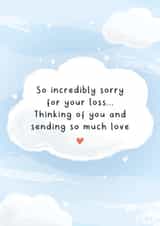 Thinking of You Sympathy Card created by Fliss Muir