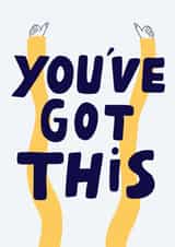 You’ve Got This Card - Good Luck Card For Him - Exams Card - New Job Card created by Stilus 