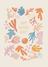 Coral Reef Happy Birthday Card created by Nicola Scott