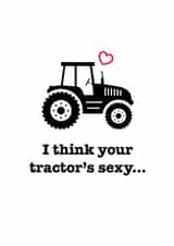 Sexy Tractor created by Blossom Paper Co