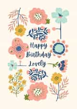 Happy Birthday Lovely! created by Custom Card Co Shop