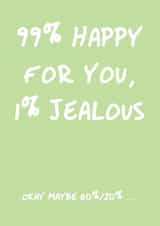 Jealous Congratulations created by SnailMail