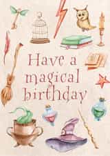 Have a Magical Birthday created by MillennialprintsCo