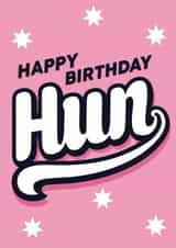 Happy birthday hun, happy birthday card created by Lindsey Sagar