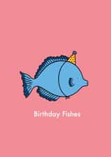 Birthday fishes card created by Emelia Brooks
