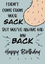 Funny Stepdad Birthday Card created by Fern Furness