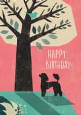 Poodle Birthday Card created by Rocket68