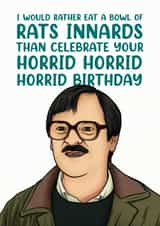 Cheeky Friday Night Dinner Jim Birthday Card created by Picardso