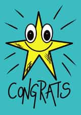 Congratulations Star !  created by Doodle Greets