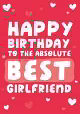 Best Girlfriend Birthday Card created by Yasmin Atherton