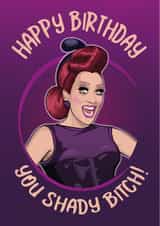 Bianca Del Rio Birthday Card created by Rude and Crude UK