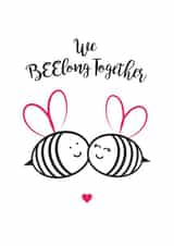 We BEElong Together Anniversary Card created by My Seaside Prints