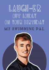 Jack Laugher Birthday Card created by The Blue Carrot Co