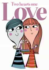 Engagement, Anniversery or valentines love card created by Elnup