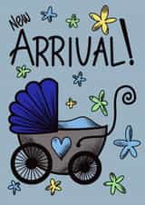 New Arrival Boy created by Doodle Greets