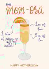 The Mom-osa Mother's Day Card created by JCV Illustration