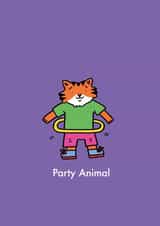 Party animal card created by Emelia Brooks