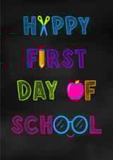 Back to school, Happy First Day created by Spring of colors
